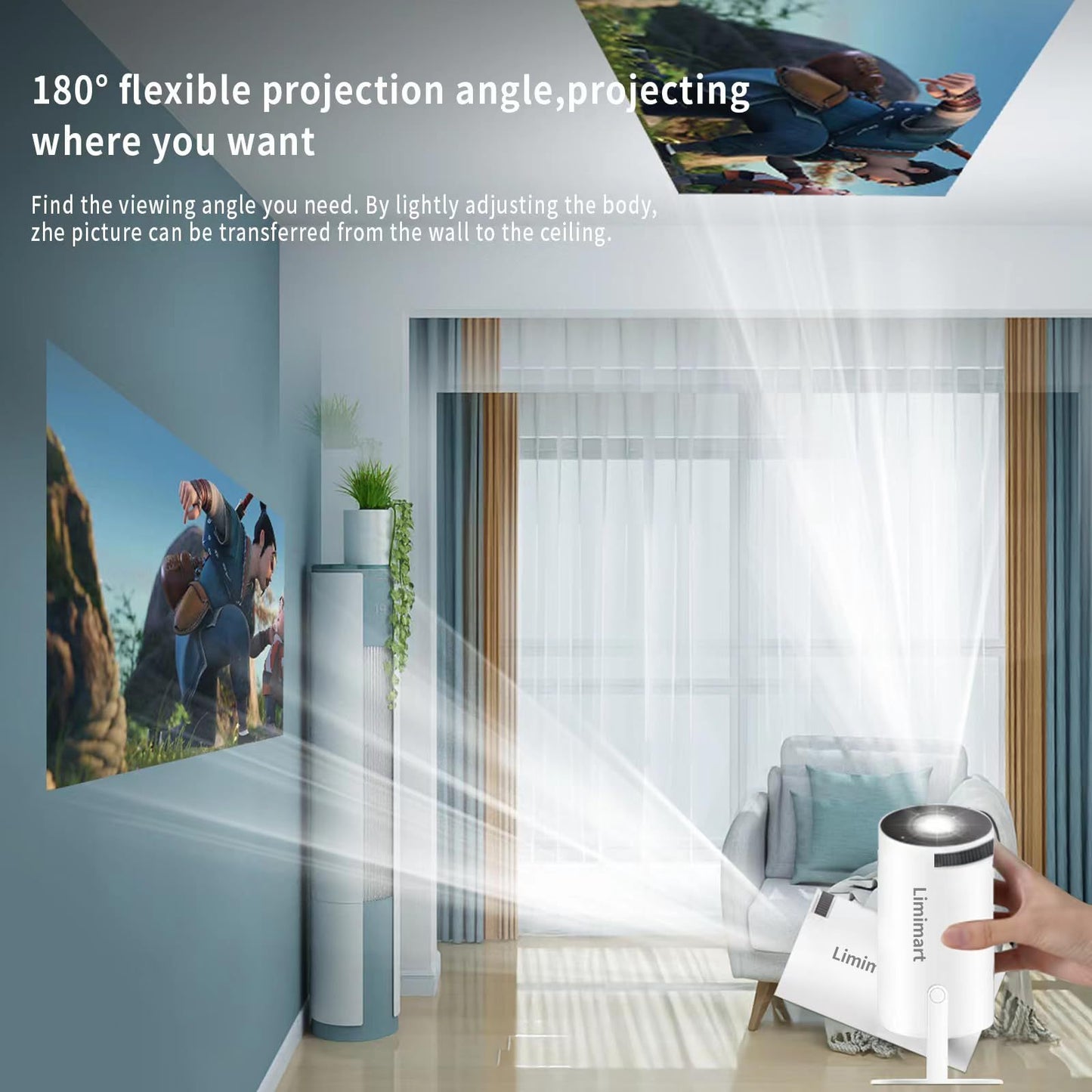 HY300 Small Portable Projector