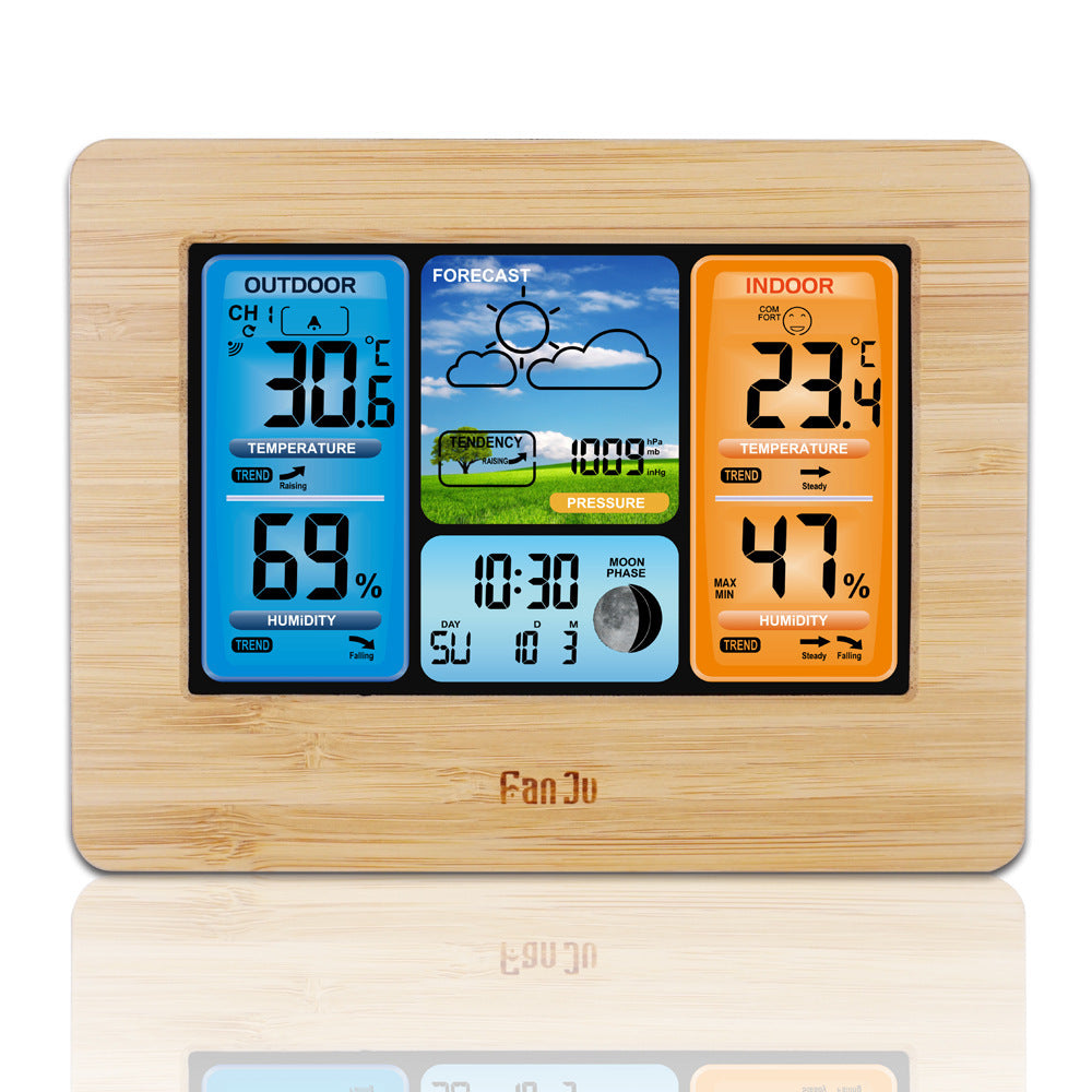 Multifunctional LCD Weather Clock