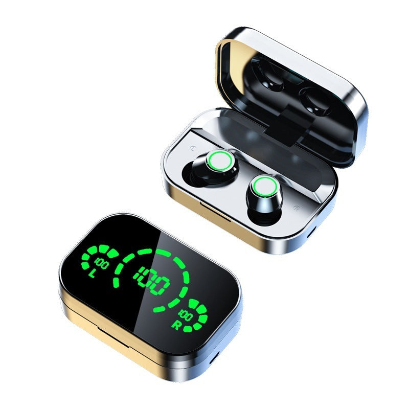 YD03 Smart Display Wireless Earbuds – LED Case + Touch Controls