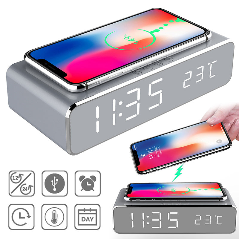 MS Series Wireless Charging Clock