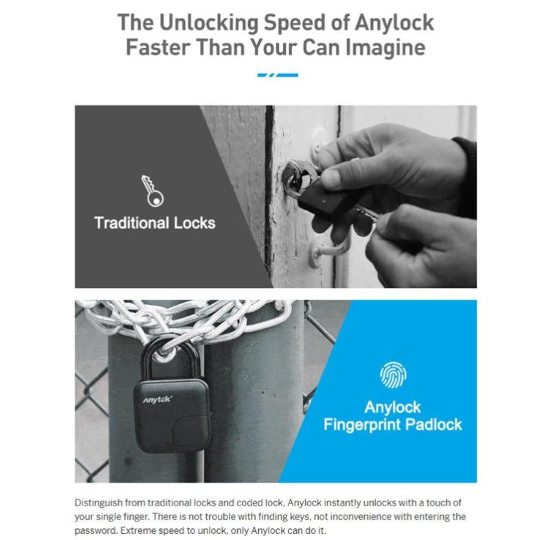 Smart L3 Fingerprint Padlock
