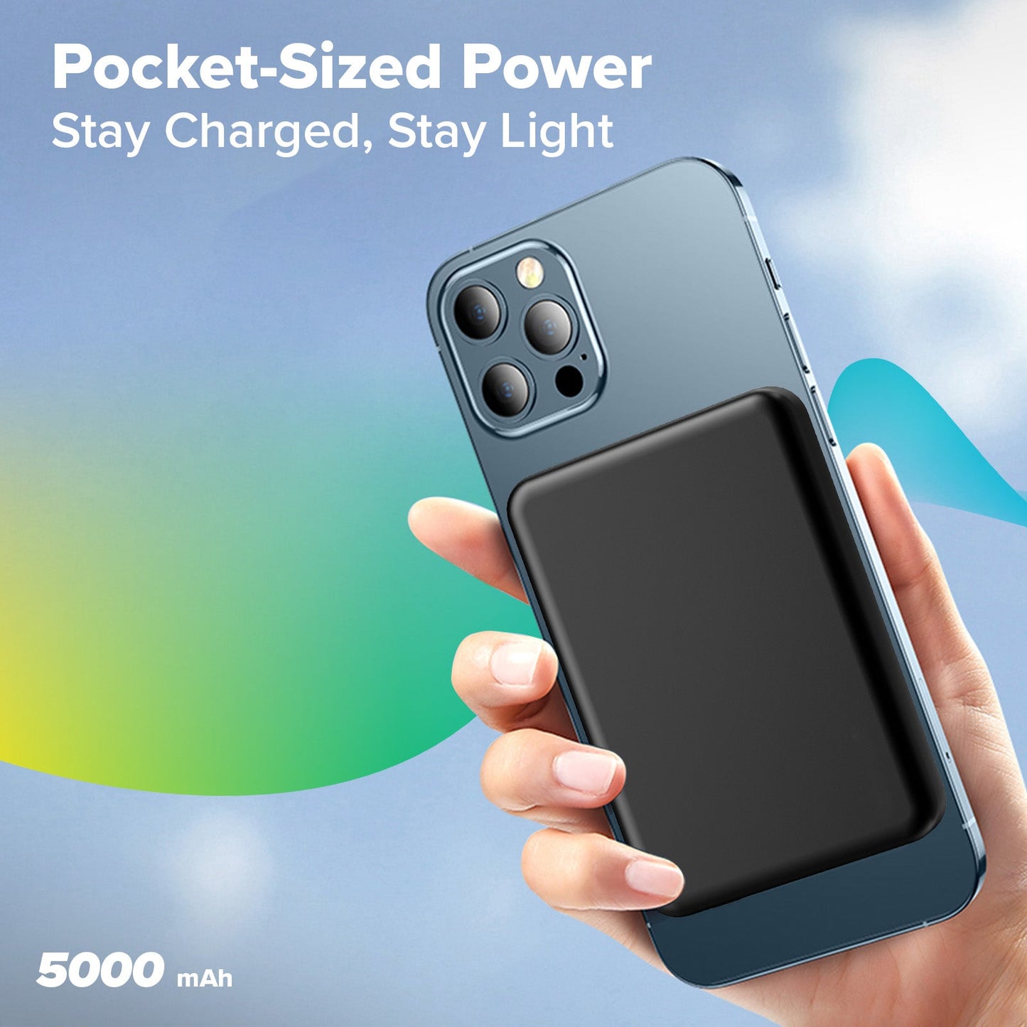 Magnetic Wireless Power Bank 5,000mAh