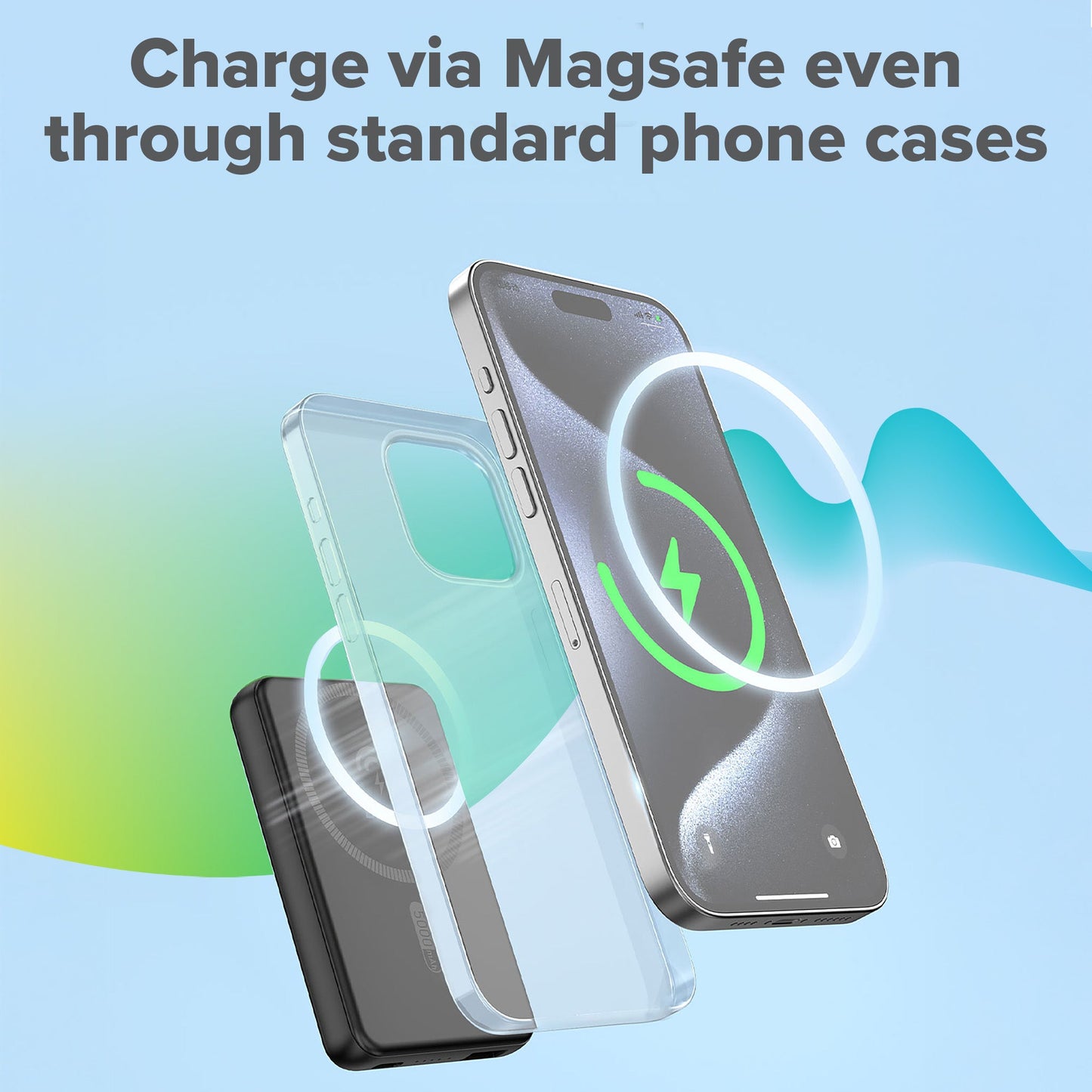 Magnetic Wireless Power Bank 5,000mAh