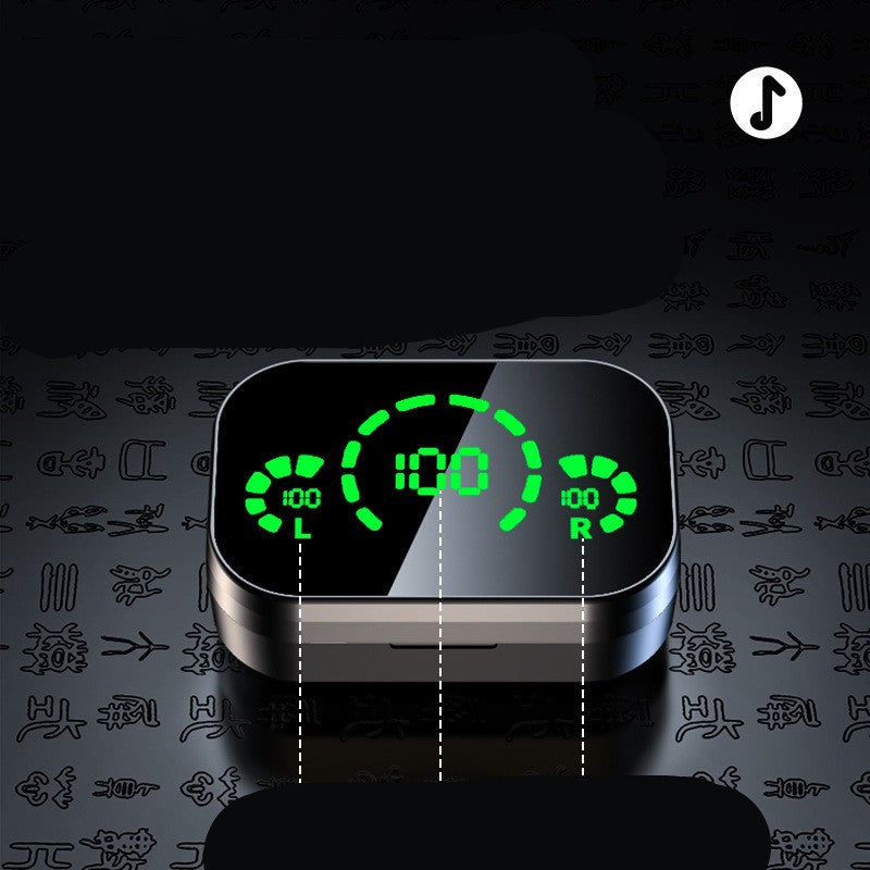 YD03 Smart Display Wireless Earbuds – LED Case + Touch Controls